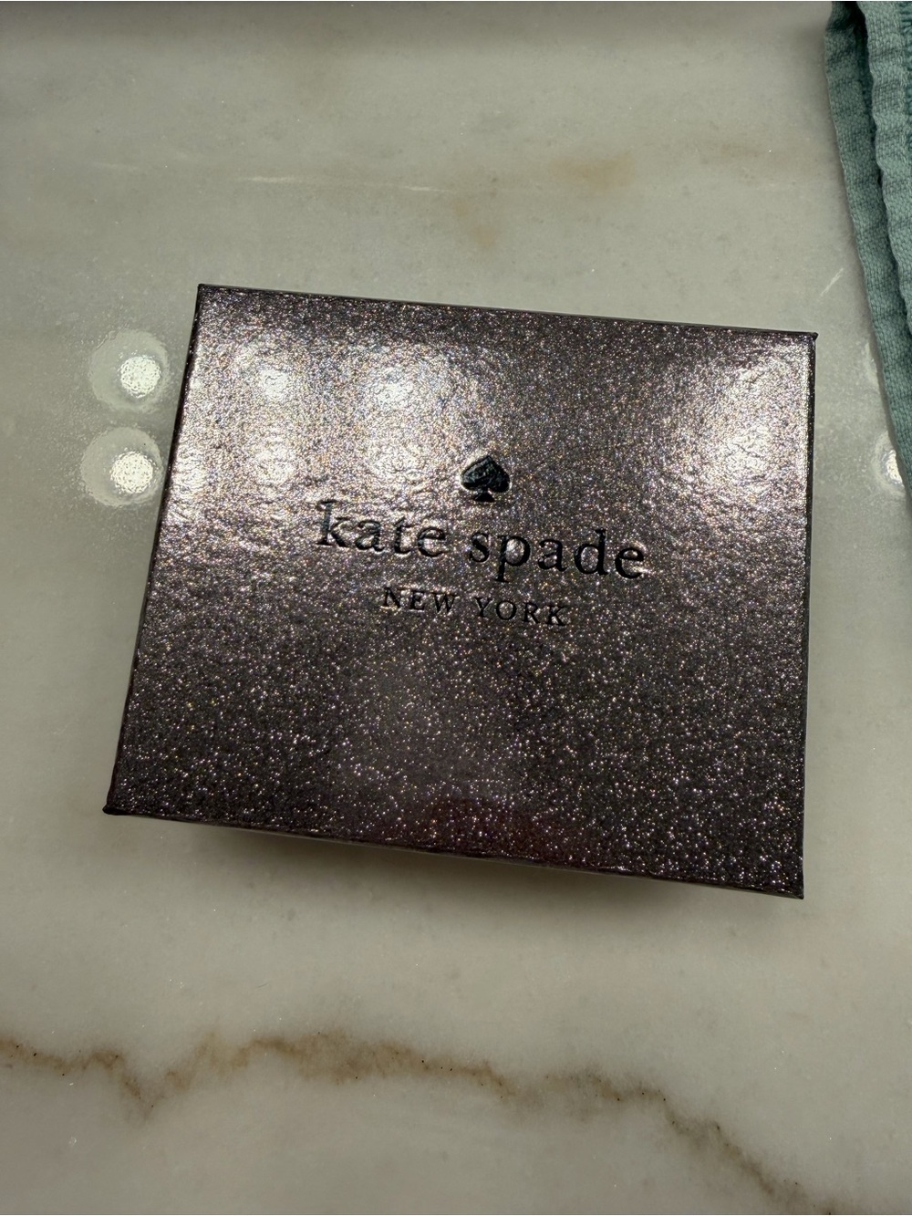 kate spade Black Saffiano Card Case with Metal Plaque - Picture 5 of 5